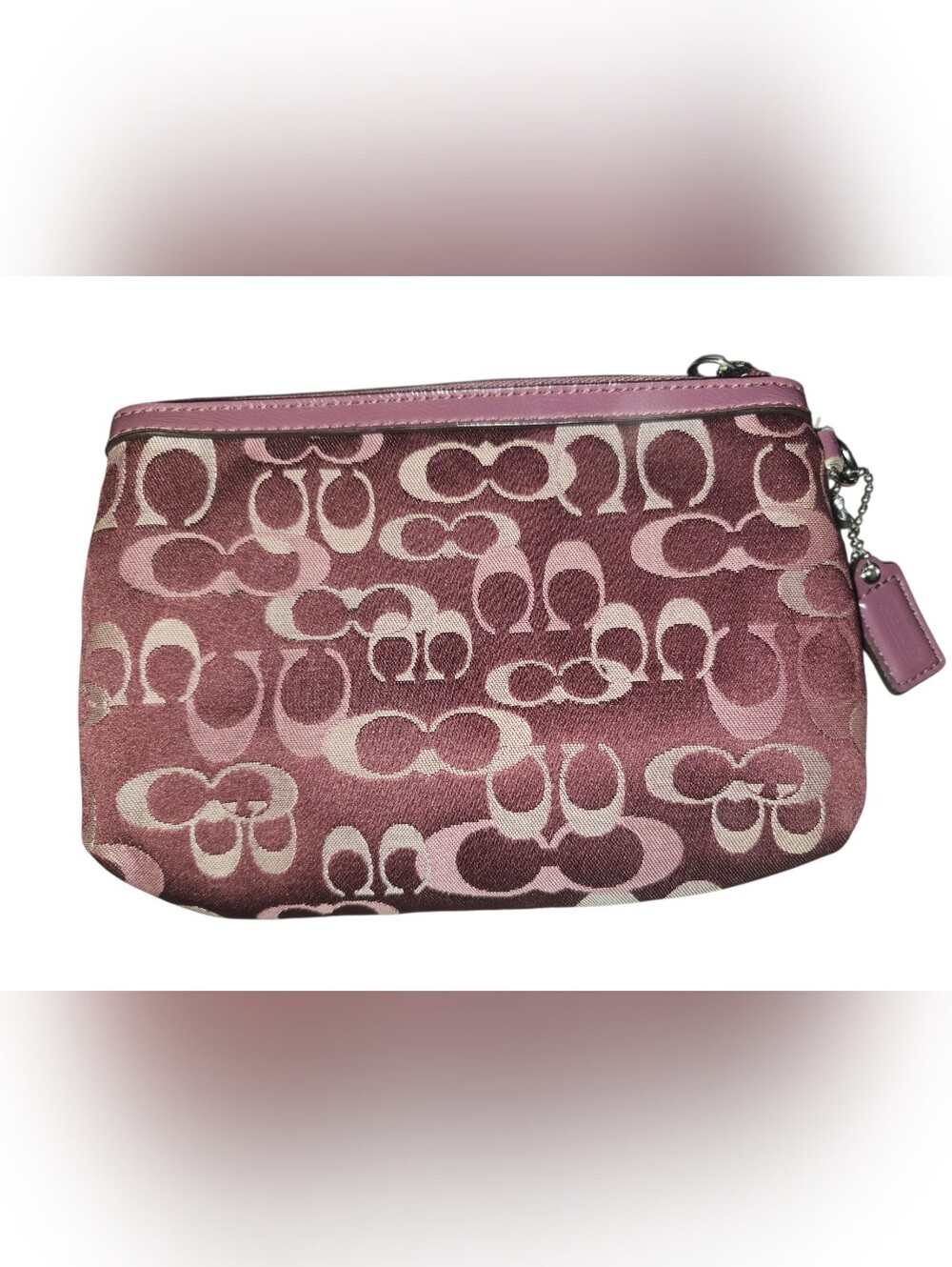 Coach GUC Vintage Coach Signature C Jacard Convertable Wristlet/Pochette Bag - Picture 4 of 9